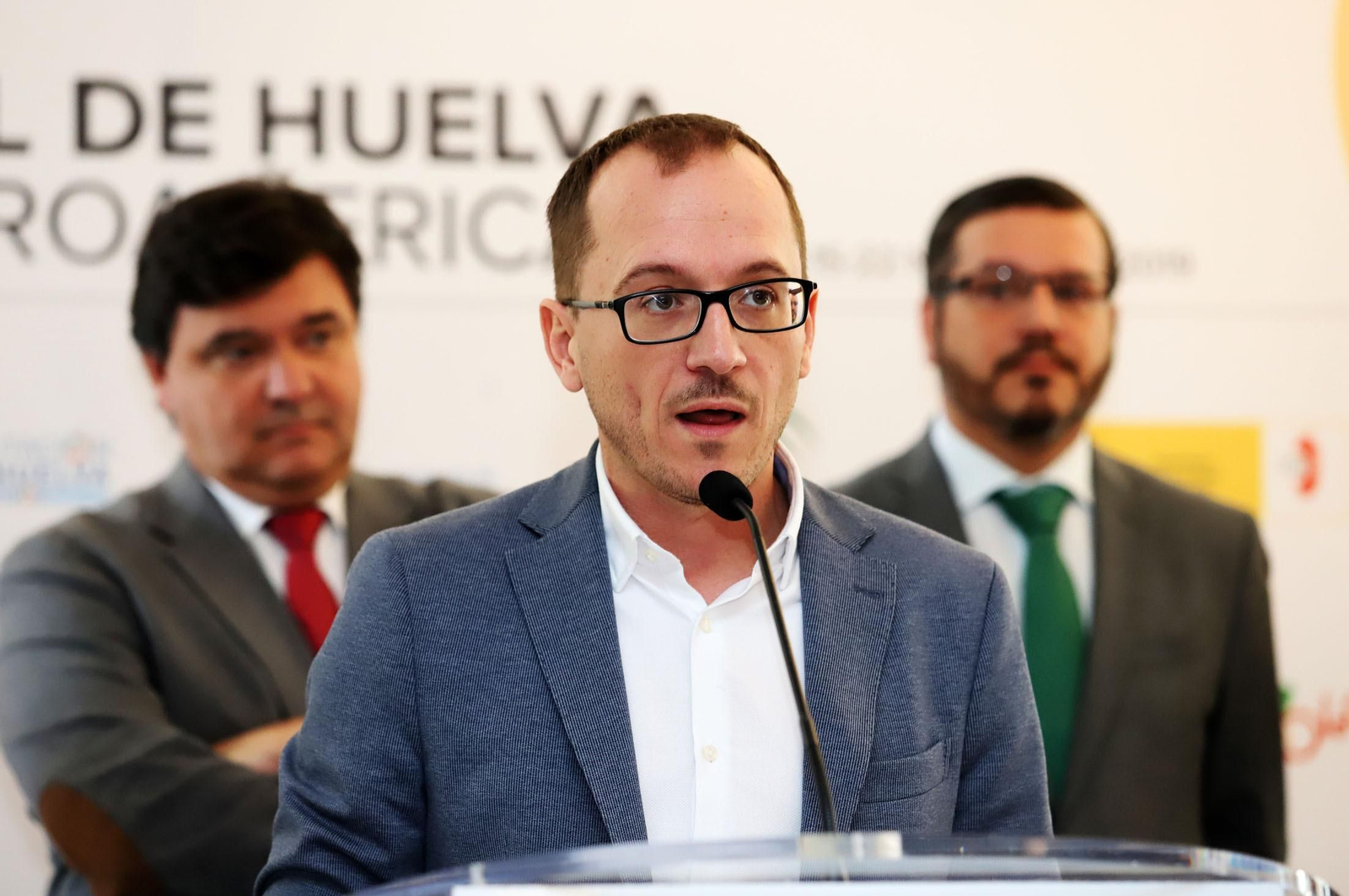 Imágenes de la presentación de la 45 edición del Festival de Huelva Cine Iberoamericano