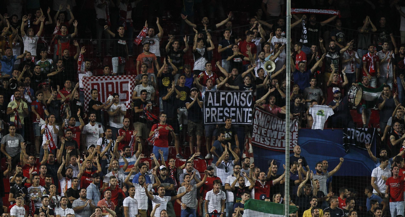 Una imagen de la grada de Gol Norte del Sánchez Pizjuán