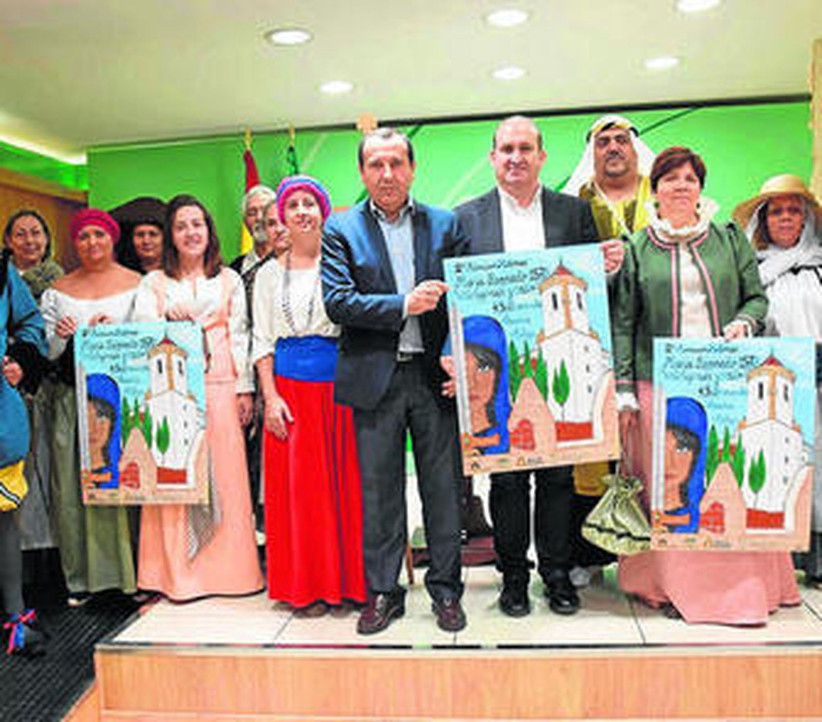 Presentación de los actos, ayer, en la Delegación del Gobierno andaluz.