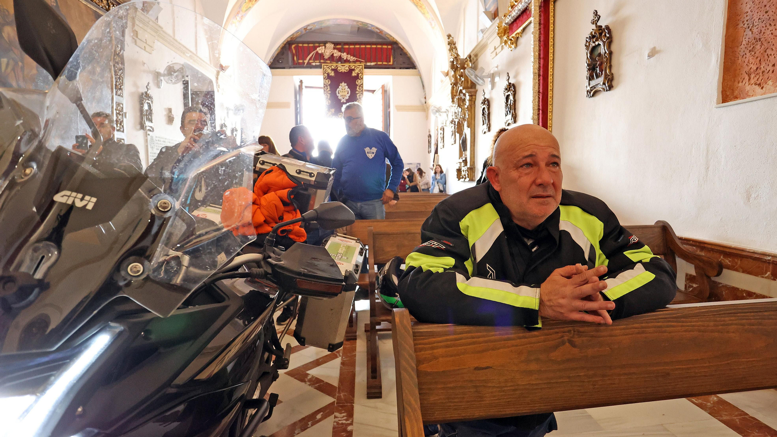 Prudencio Macías, motero enfermo de Esclerosis Múltiple que ha dado la vuelta a España en moto desde Jerez