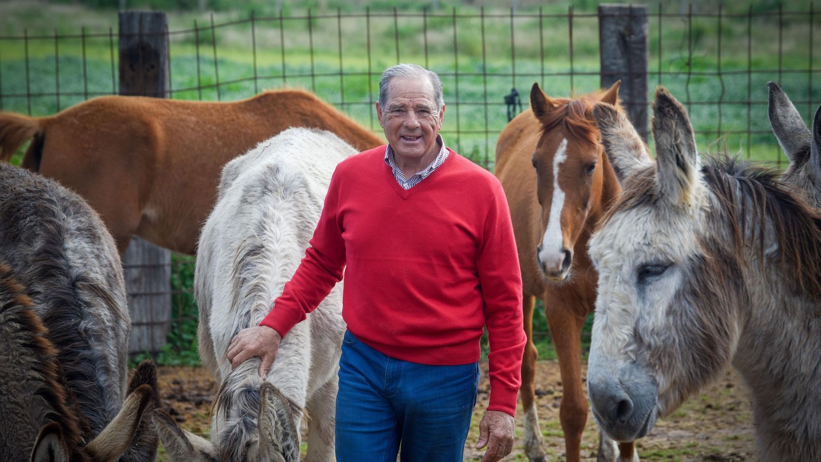 Ojeda, en su refugio campero de Villamanrique de la Condesa.