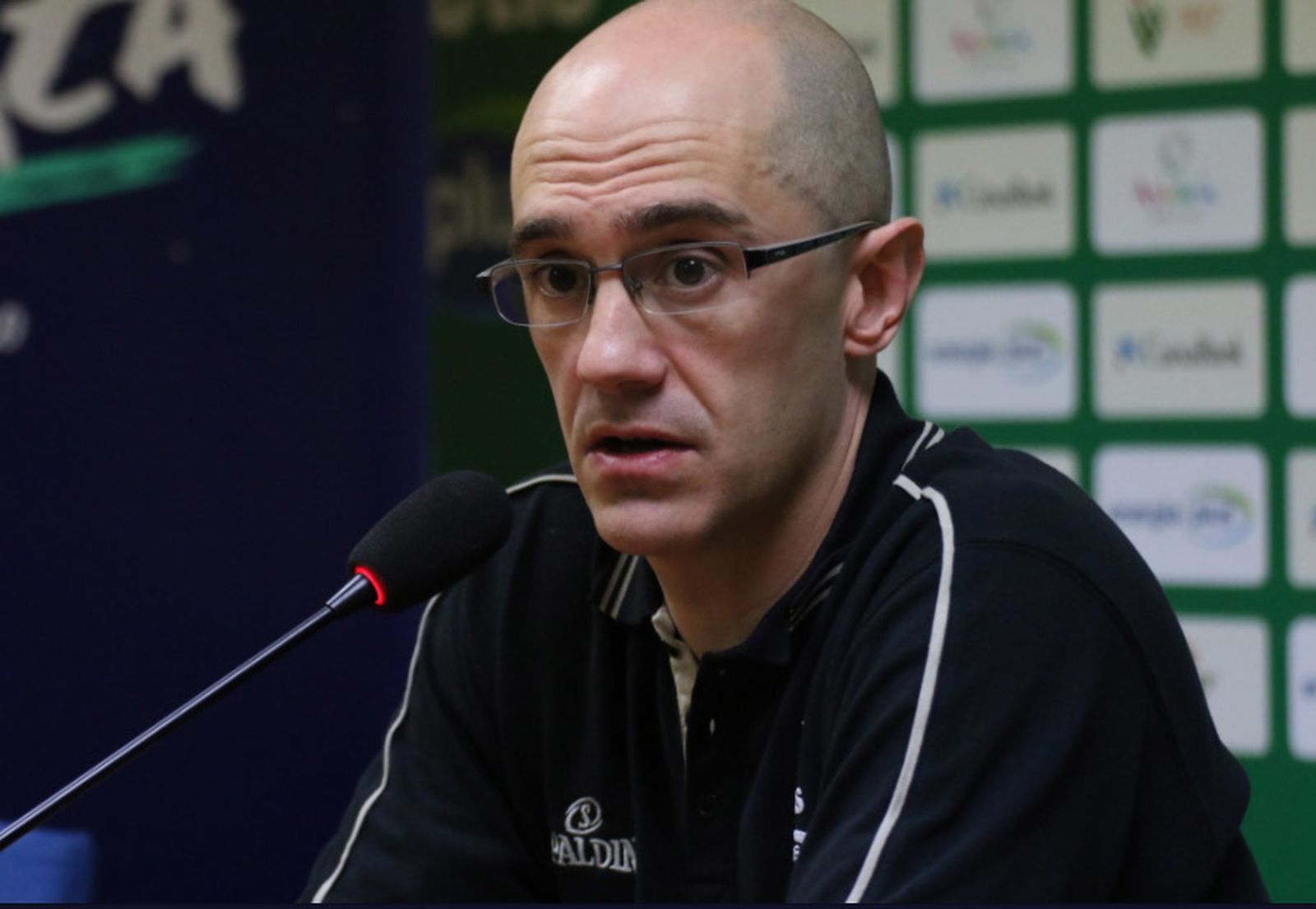 Javier Carrasco, durante la rueda de prensa.
