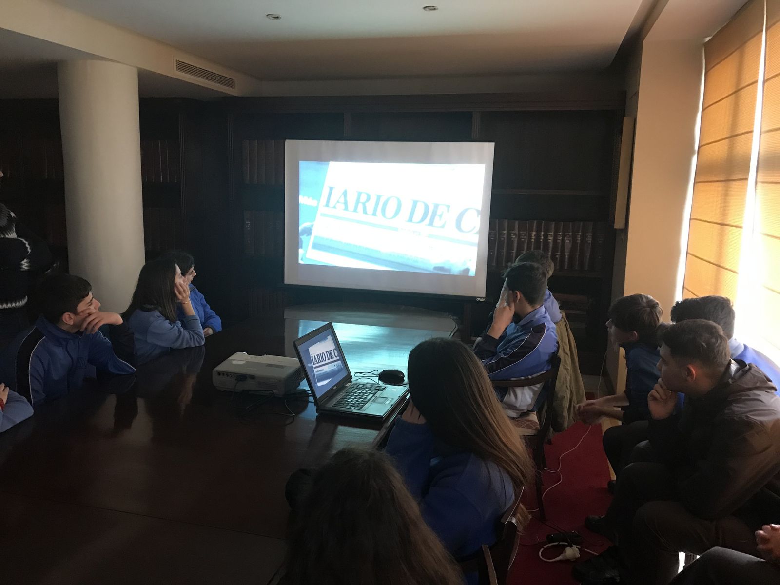 Visita del colegio San Vicente de Paúl