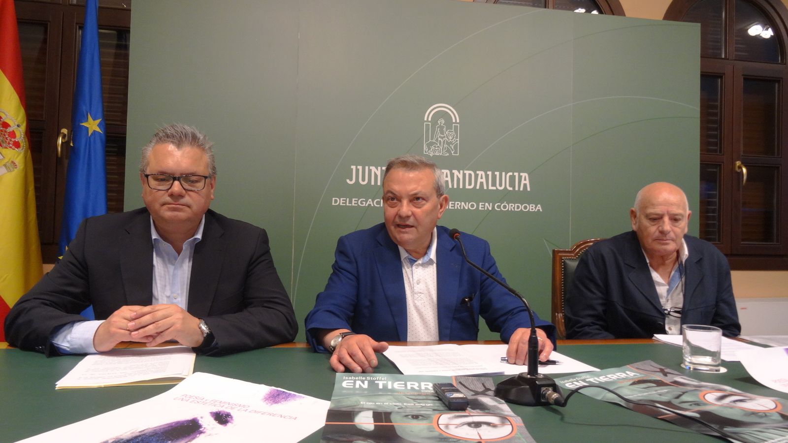 Esteban Morales, Francisco Alcalde y Antonio Roa, ayer, en la presentación.