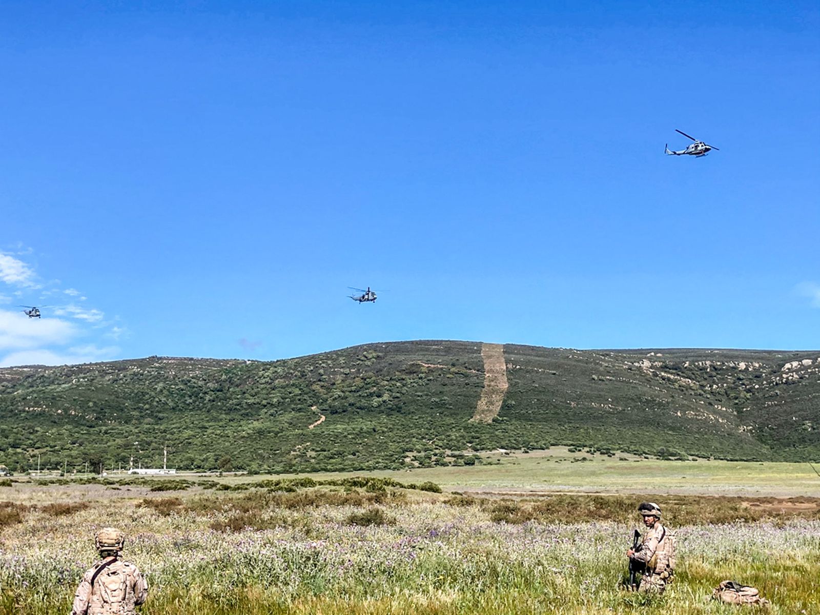 Imágenes de la Infantería de Marina en el Retín en Marfibex
