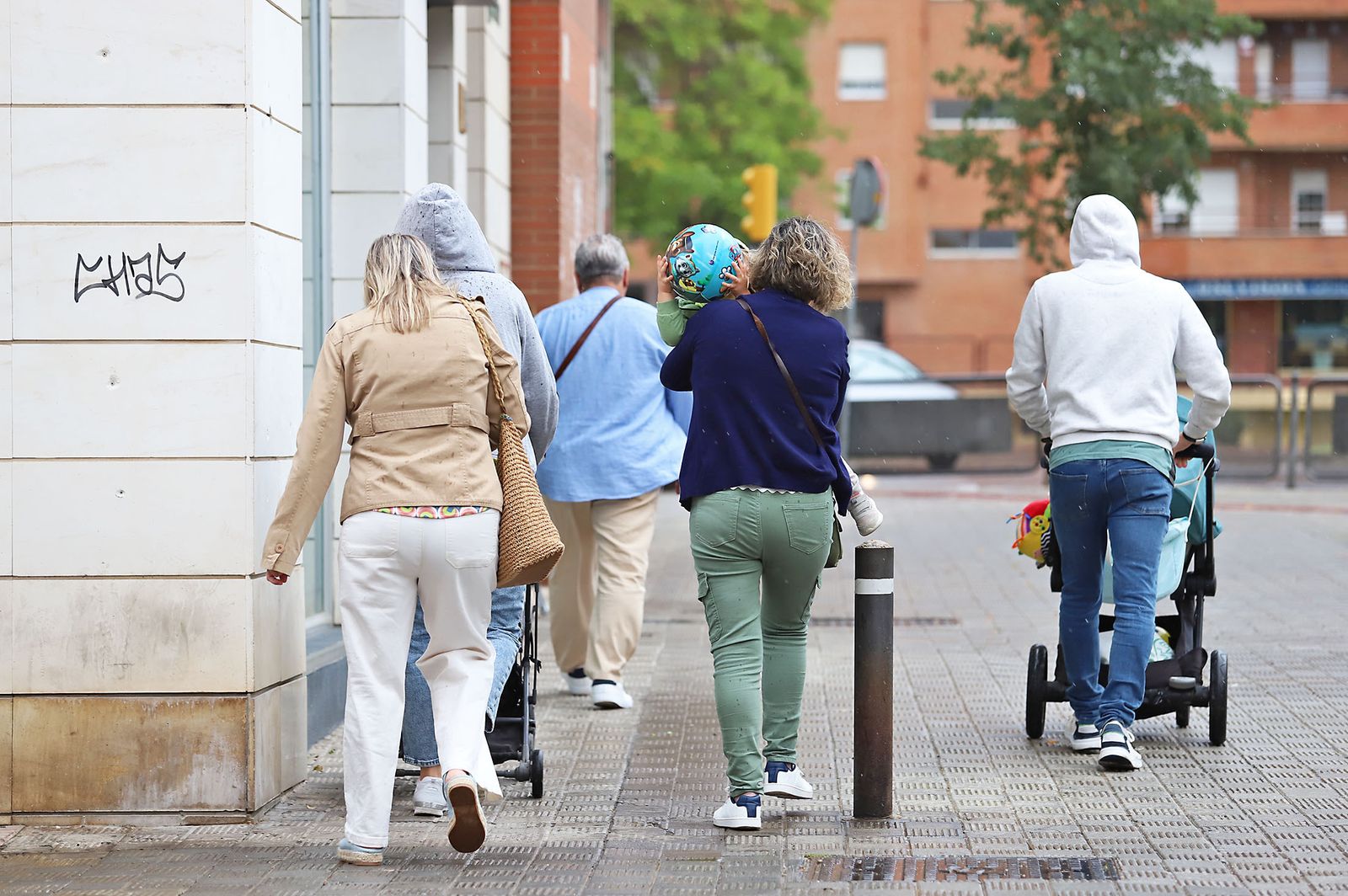 La lluvia en la jornada de domingo en Huelva