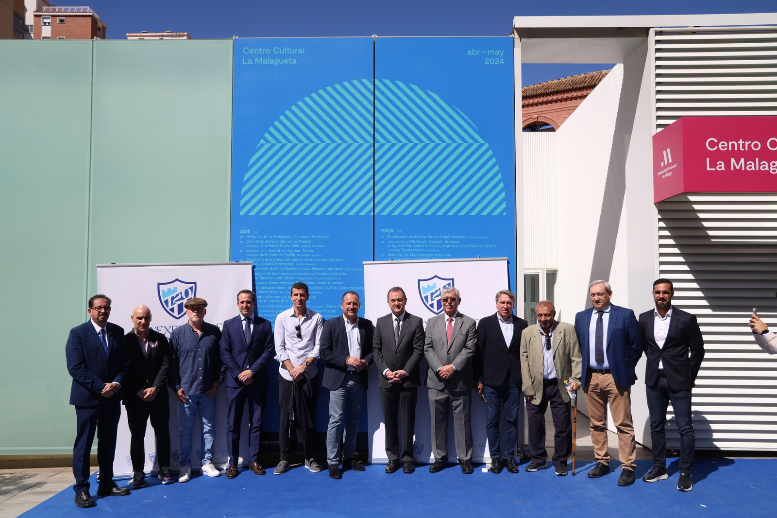 Las fotos de la gran reunión del 120 aniversario del fútbol en Málaga Las fotos de la gran reunión del 120 aniversario del fútbol en Málaga