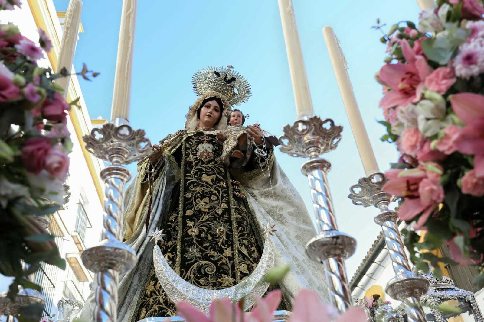 Una imagen de la Virgen del Carmen.