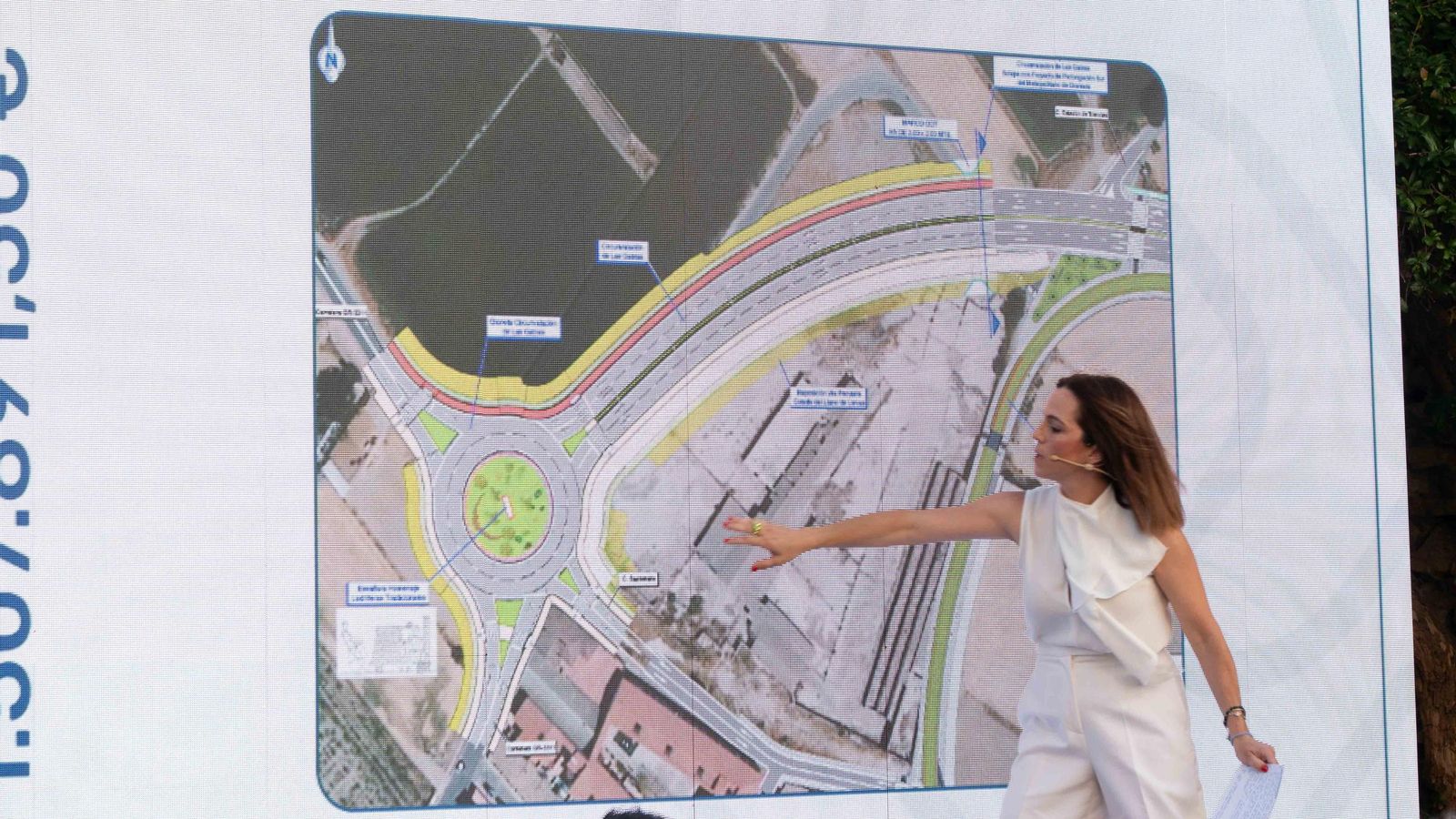 Imagen de una de las acciones que realizará el Ayuntamiento, la ampliación del Vial del Machuchón