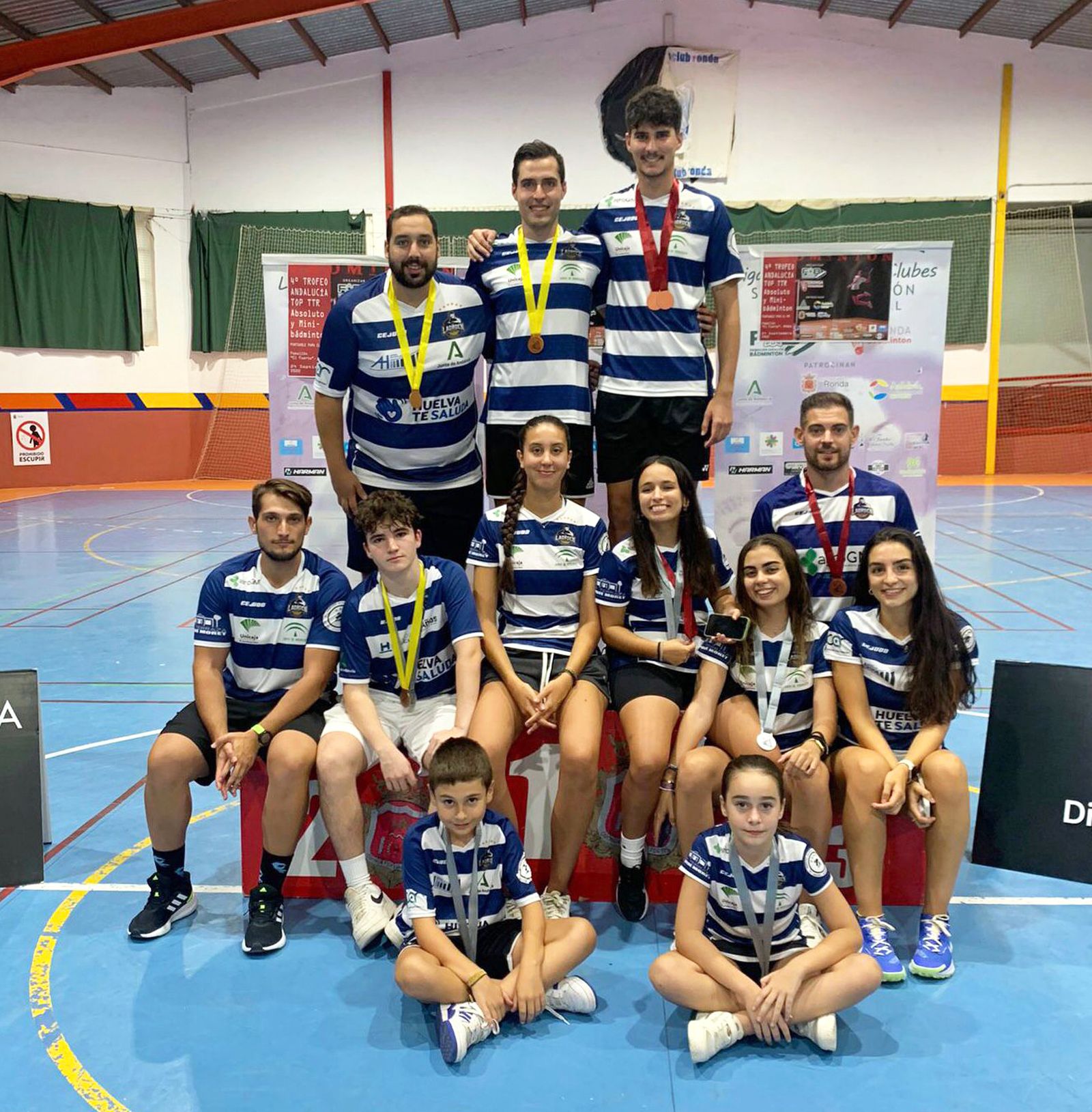 El Club de Bádminton IES La Orden en el Andalucía Top TTR Absoluto y Minibádminton de Ronda