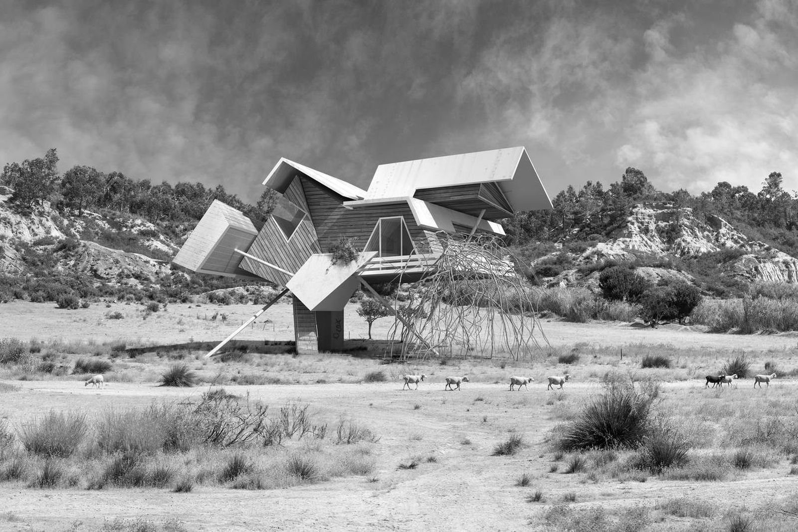 Una de las fotografías de Dionisio González.