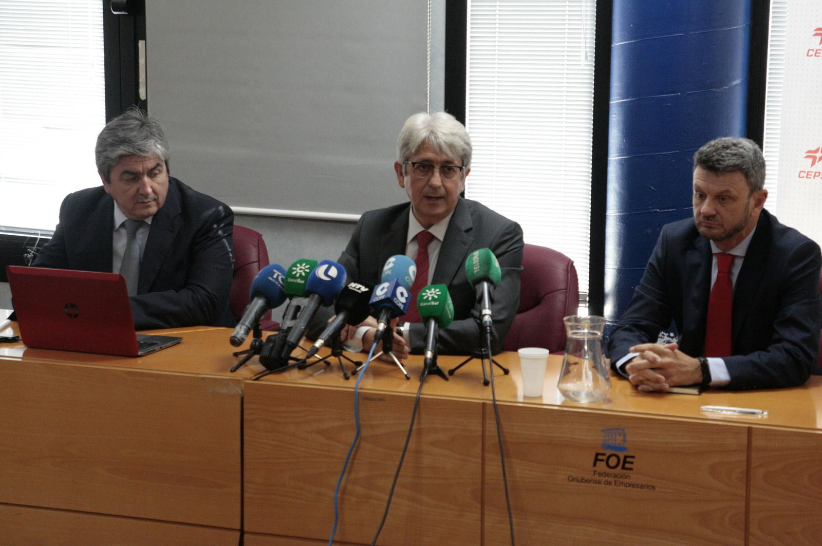 Un momento de la presentación de las declaraciones medioambientales.