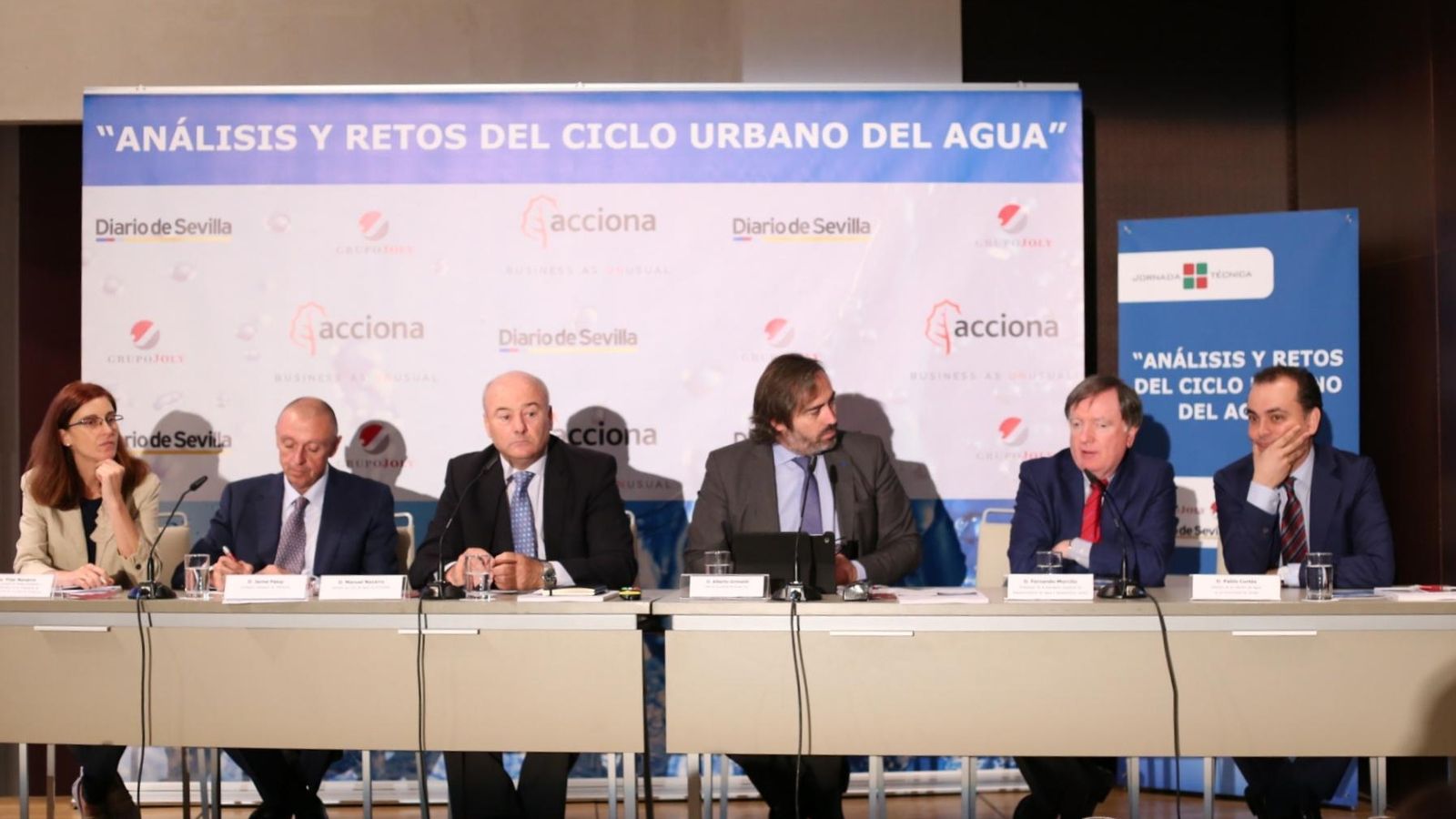 Pilar Navarro, Jaime Palop, Manuel Navarro , Alberto Grimaldi, Fernando Morcillo y Pablo Cortés.