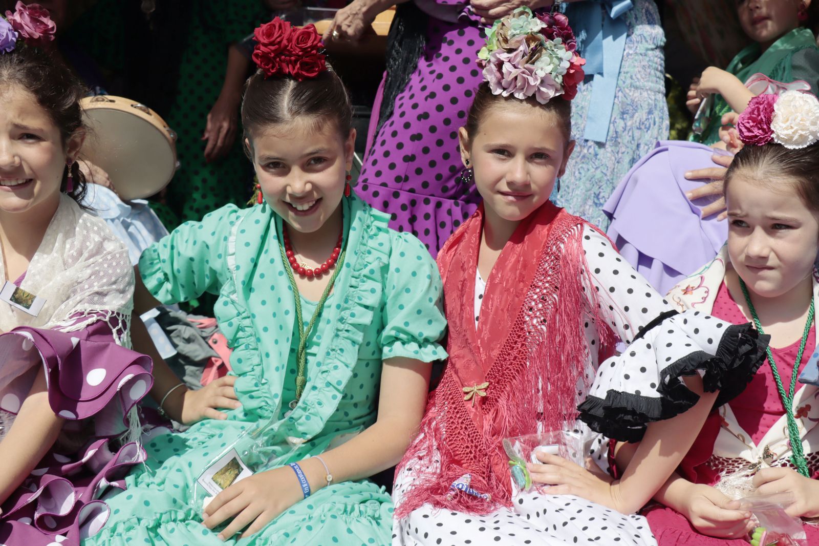 Imágenes de los carros de la Hermandad del Rocío de Huelva