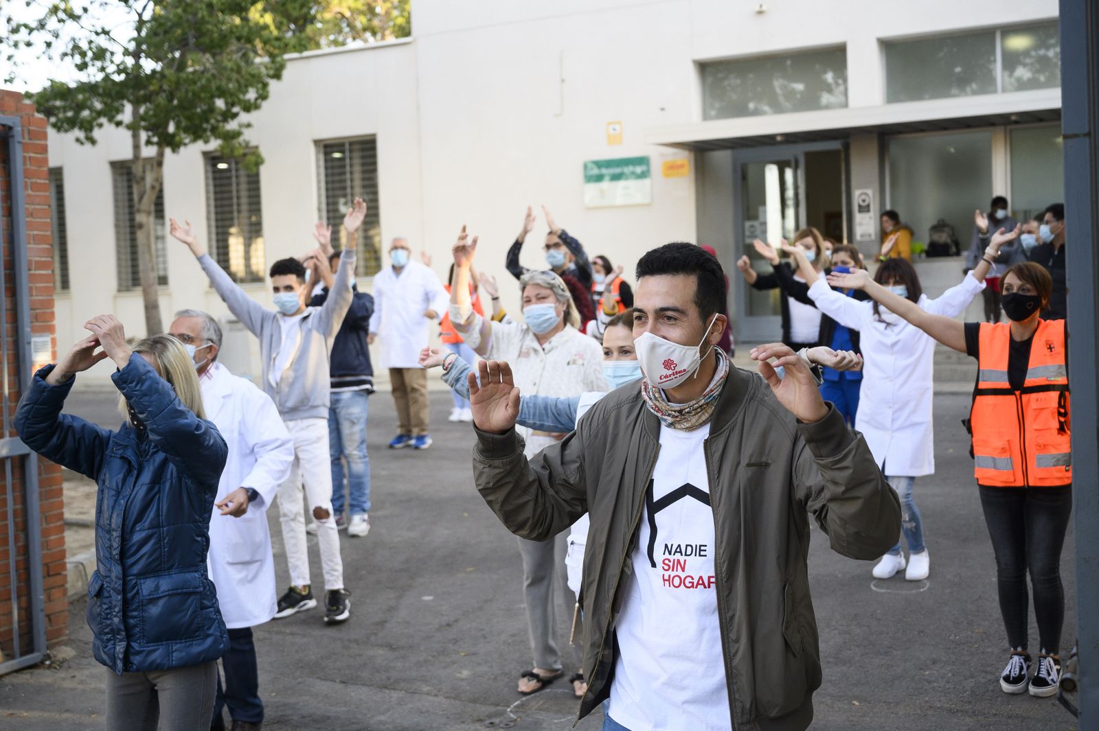 Flashmob de los usuarios del Centro de Acogida