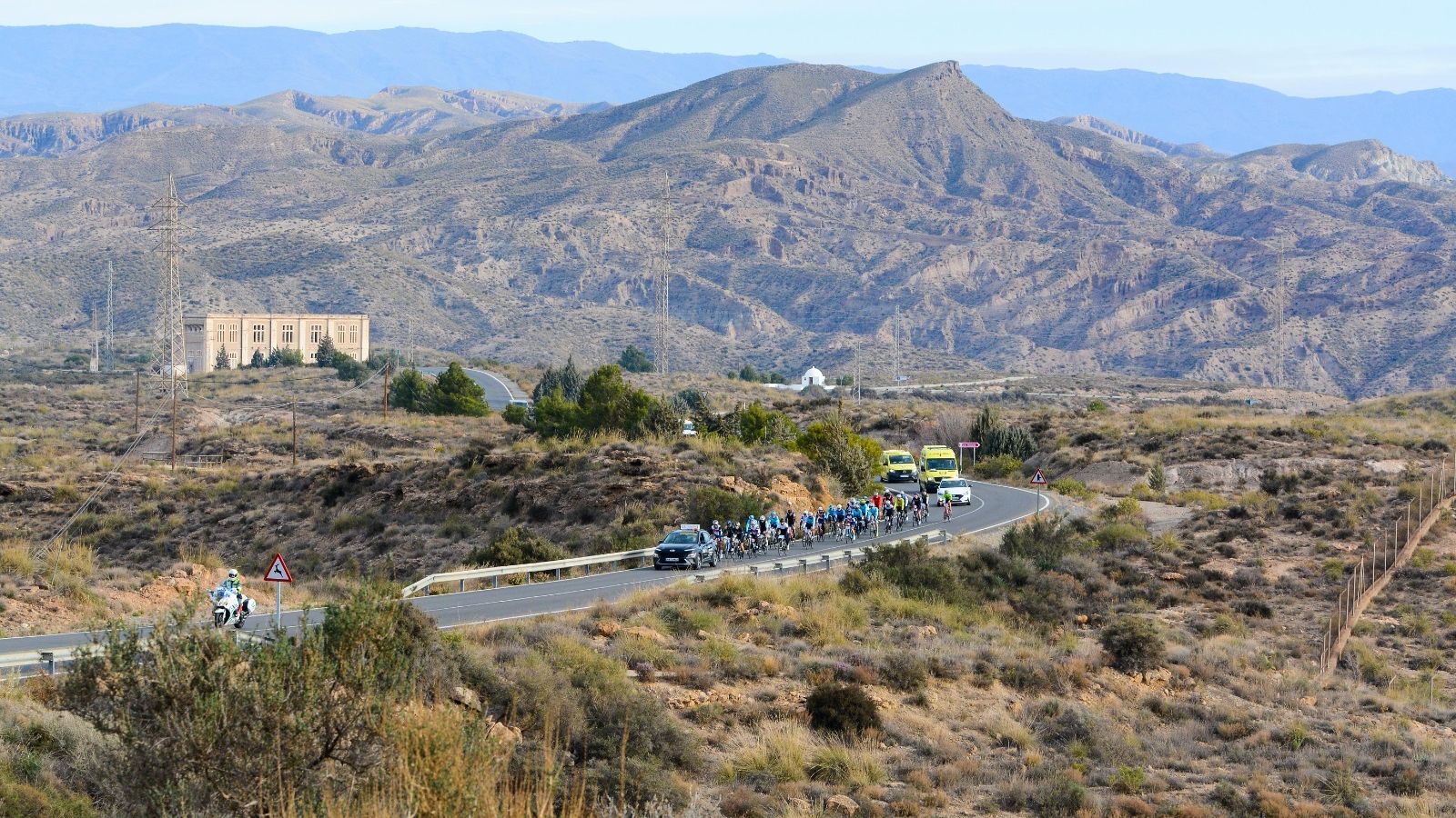 Bonita estampa del pelotón