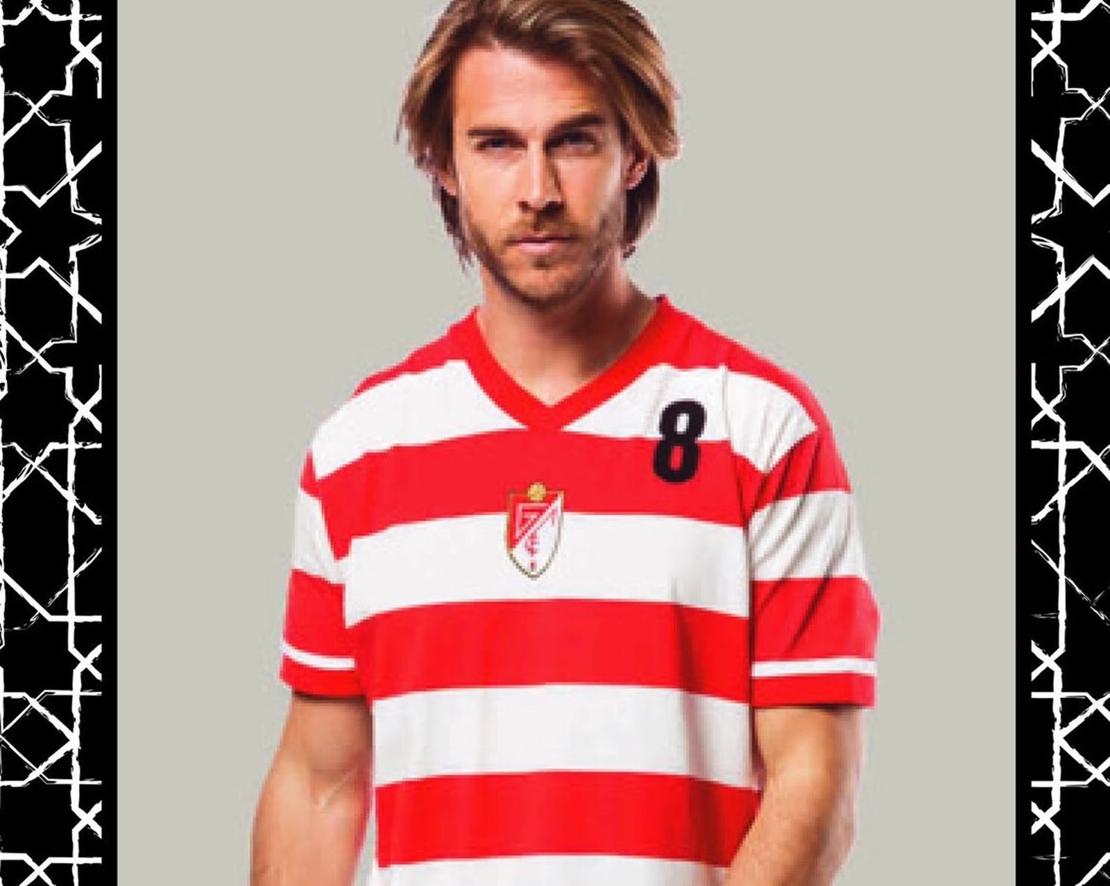 Imagen de la nueva camiseta vintage del Granada CF