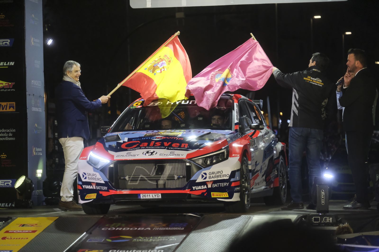 Así ha sido la ceremonia de salida del Rallye Sierra Morena 2023