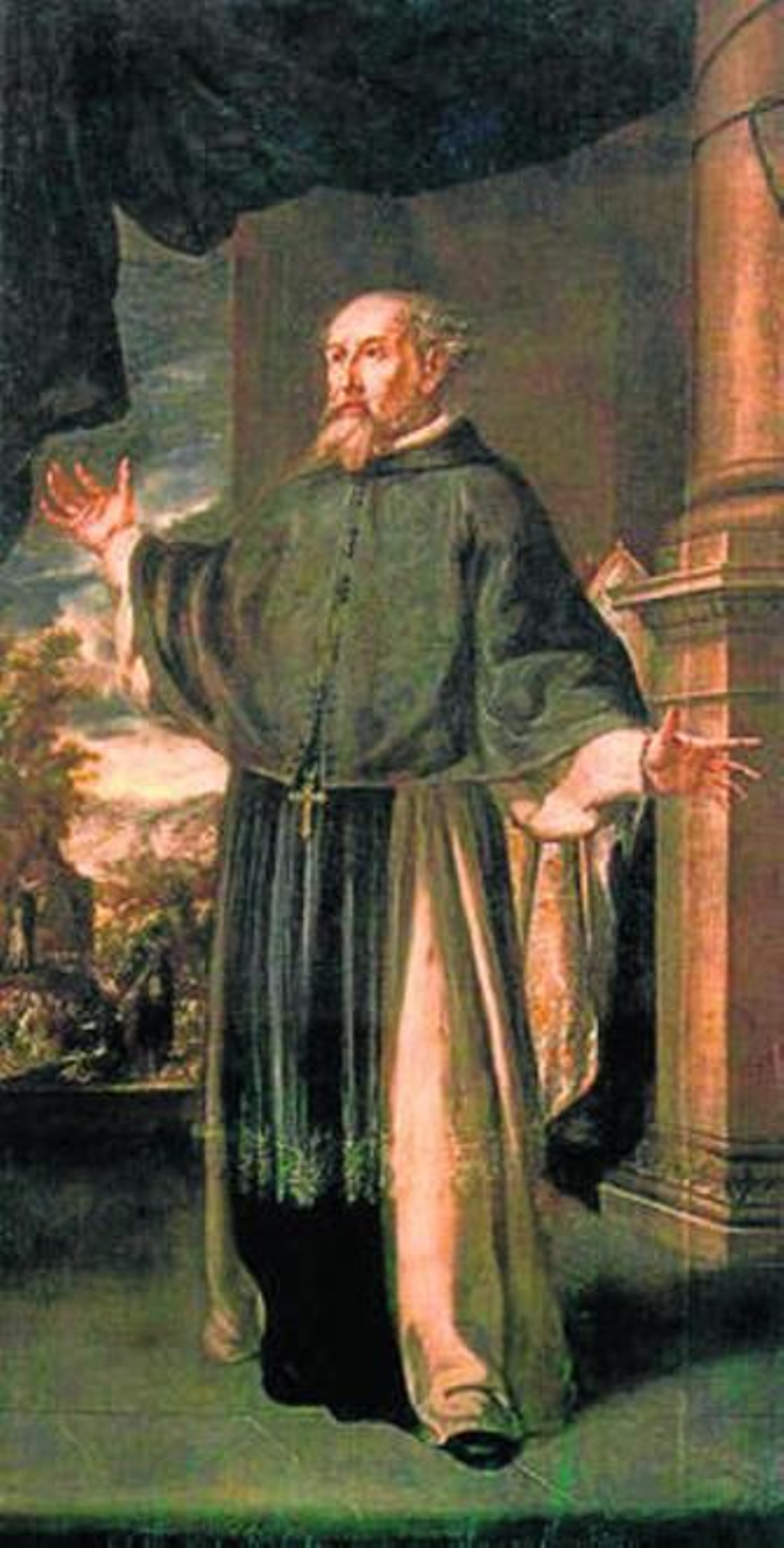 Retrato de Fray Hernando realizado por Juan de Valdés Leal.