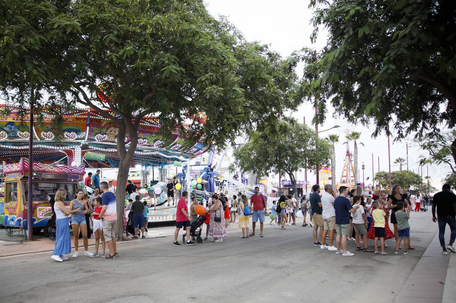 Las imágenes del lunes en la Feria de Almería sin ruidos