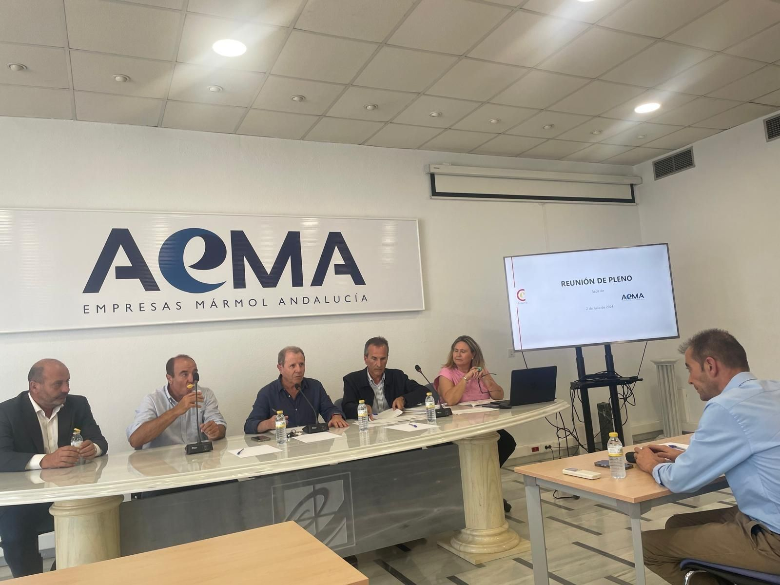 Pleno de la Cámara de Almería celebrado en AEMA.