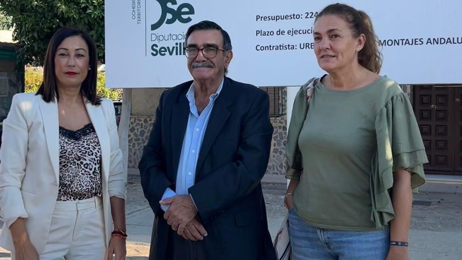 Visitia de la Diputada Cohesión Territorial a Santiponce