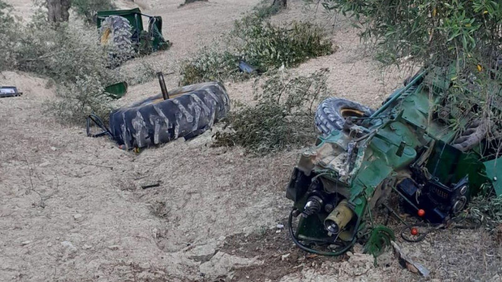 Lugar en el que ocurrió el accidente.