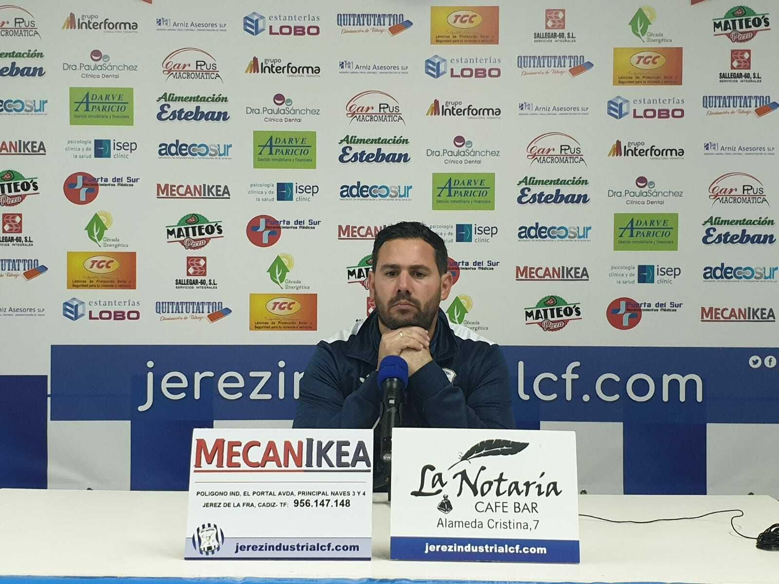 Juanjo Durán, entrenador del Jerez Industrial.