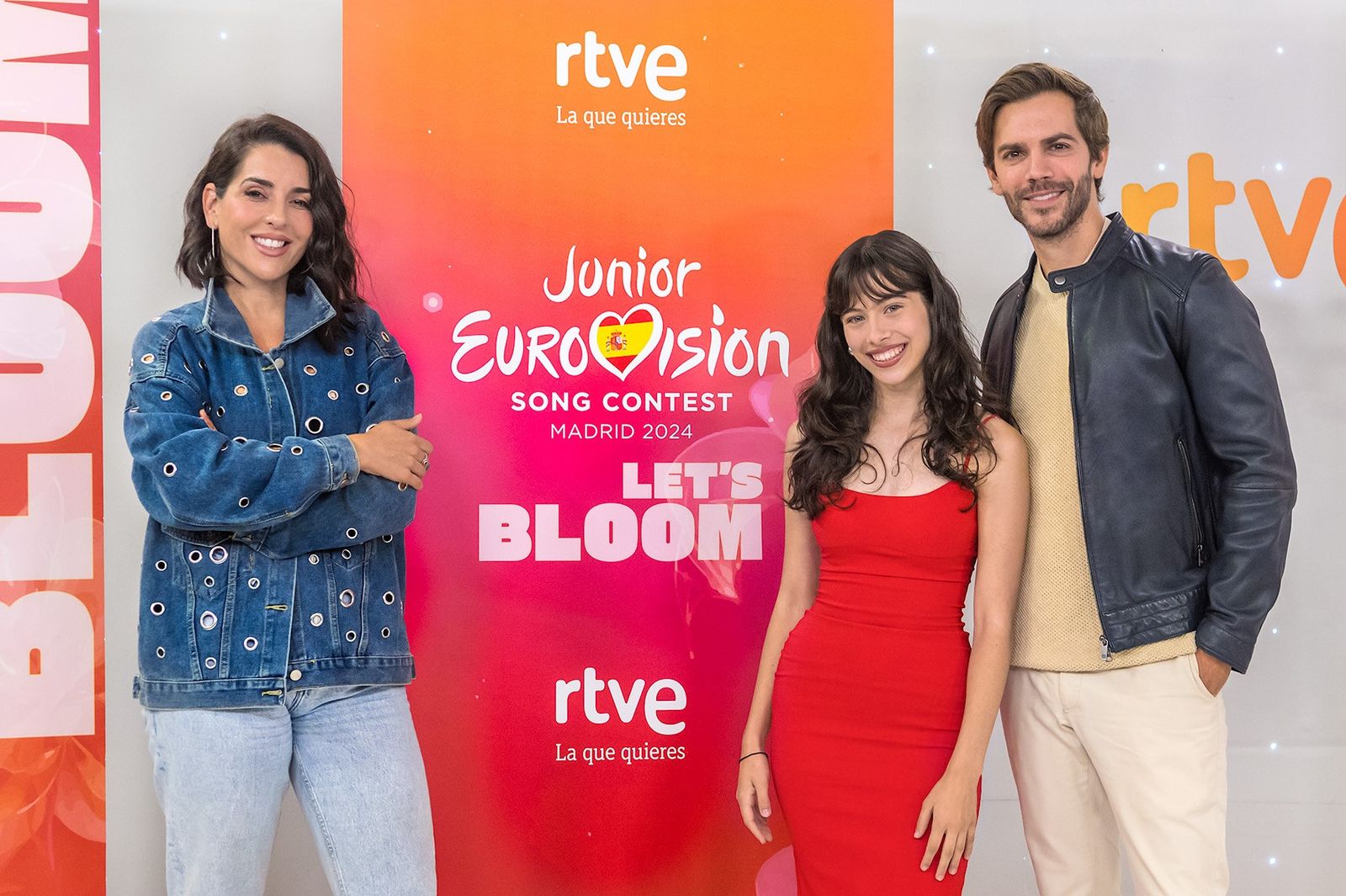 Ruth Lorenzo, Melani y Marc Clotet, los presentadores de Eurovisión Junior