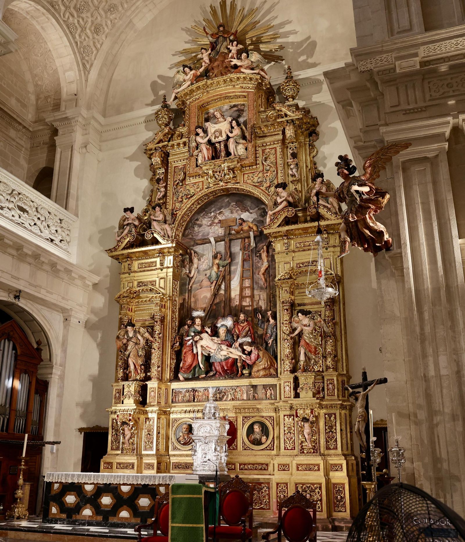 Restauración del retablo de la iglesia del Sagrario