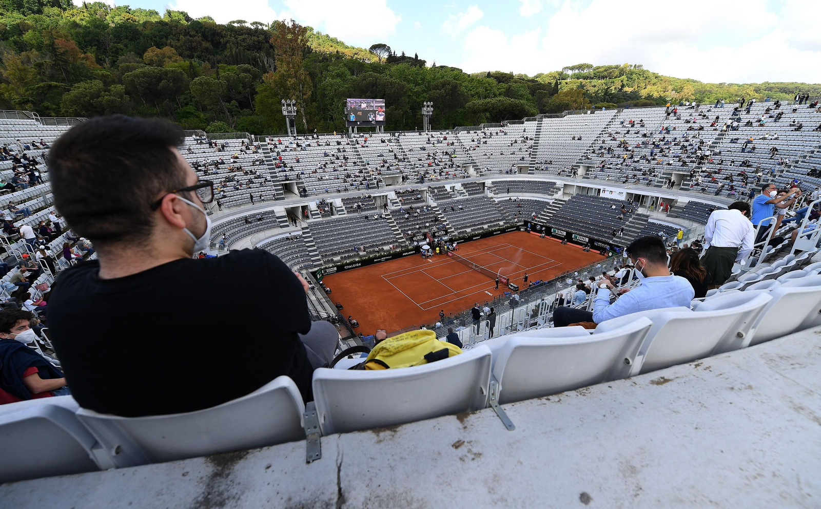 Las fotos de la Alejandro Davidovich ante Novak Djokovic.