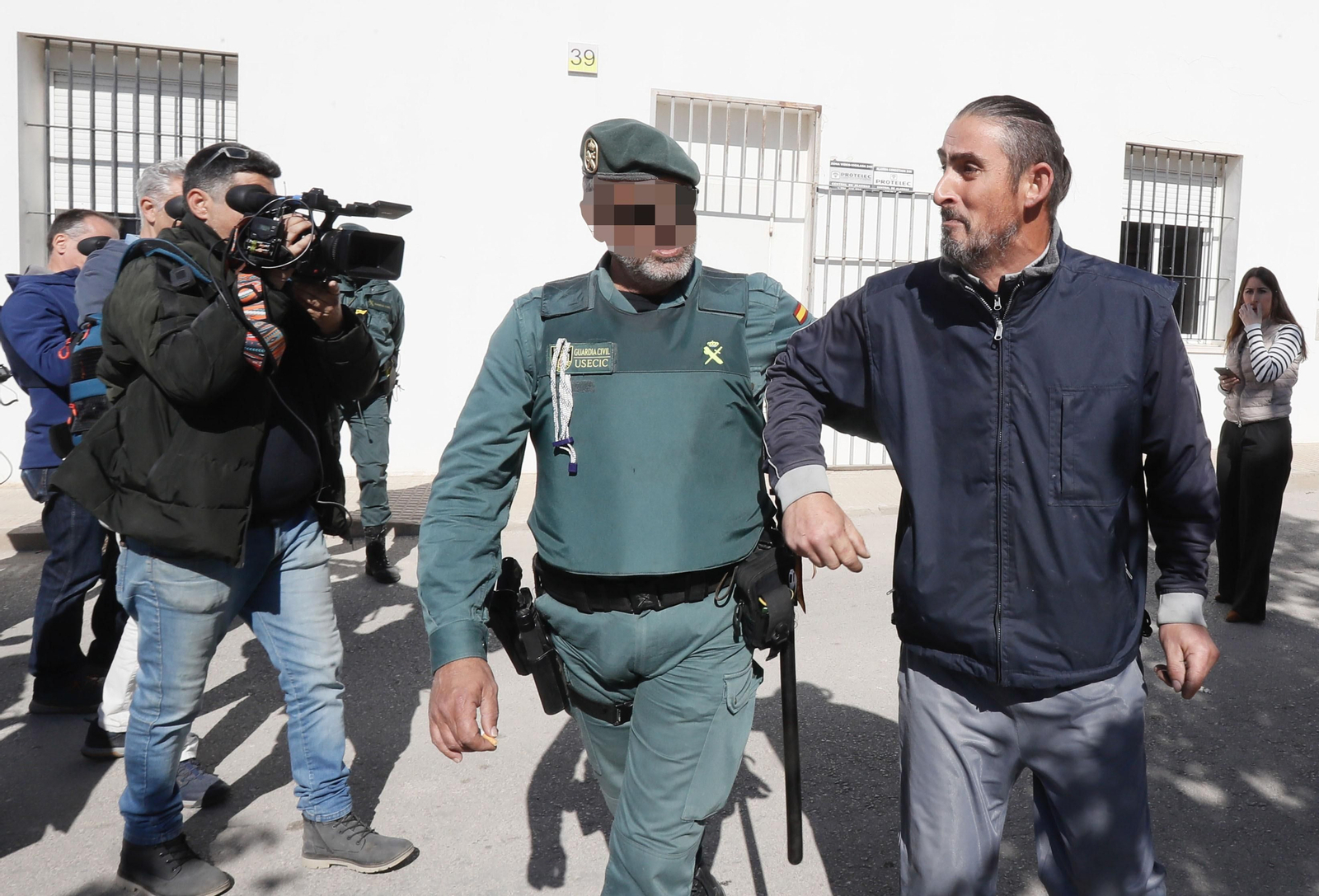 Fotos de la reconstrucción del crimen de El Rubio