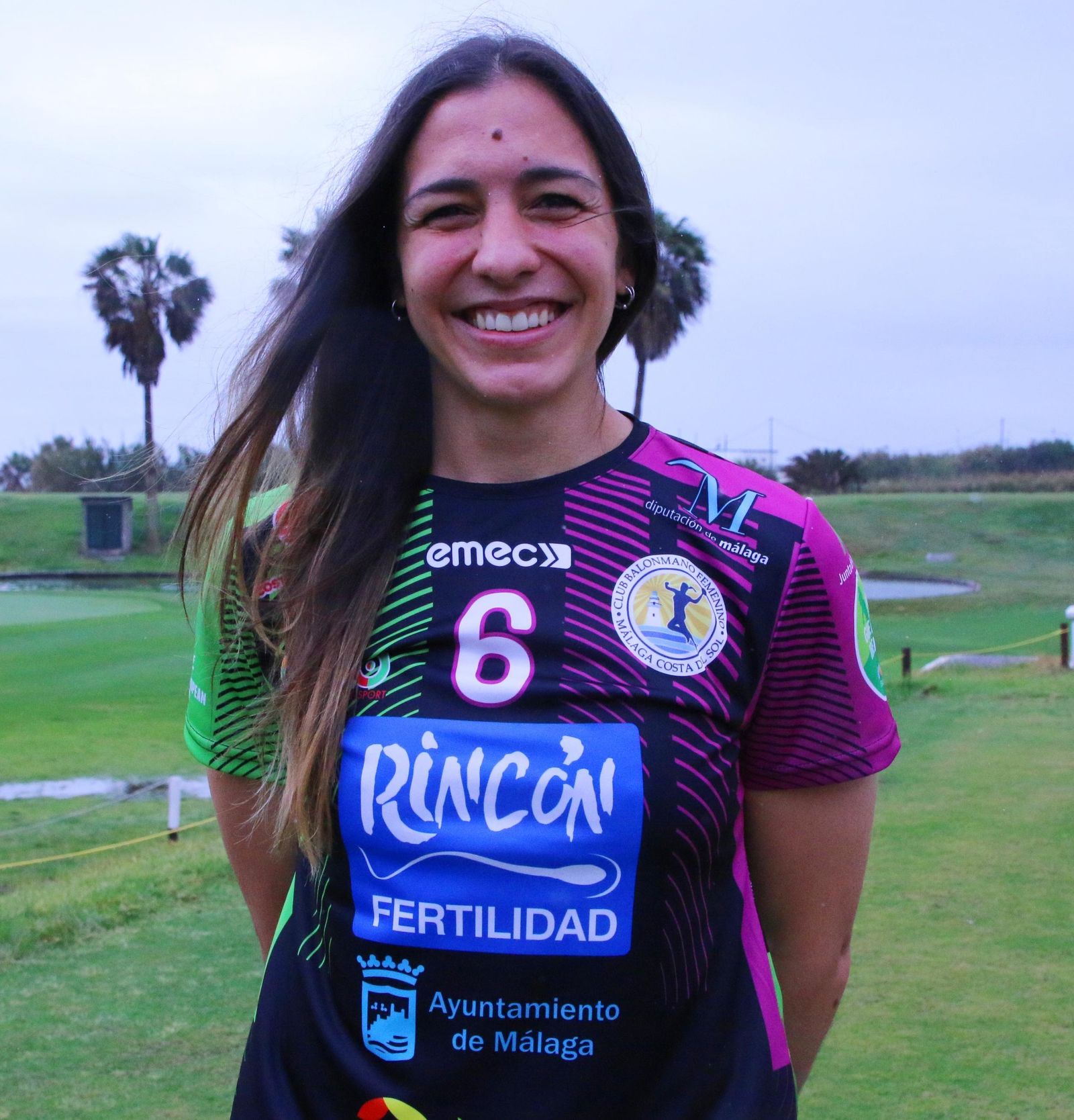 Estela Doiro, en el Parador de golf.