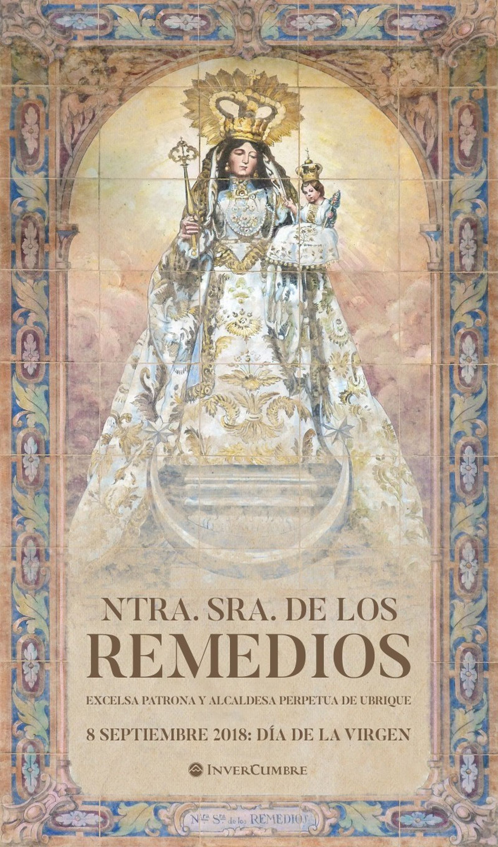 Cartel del día de la patrona.