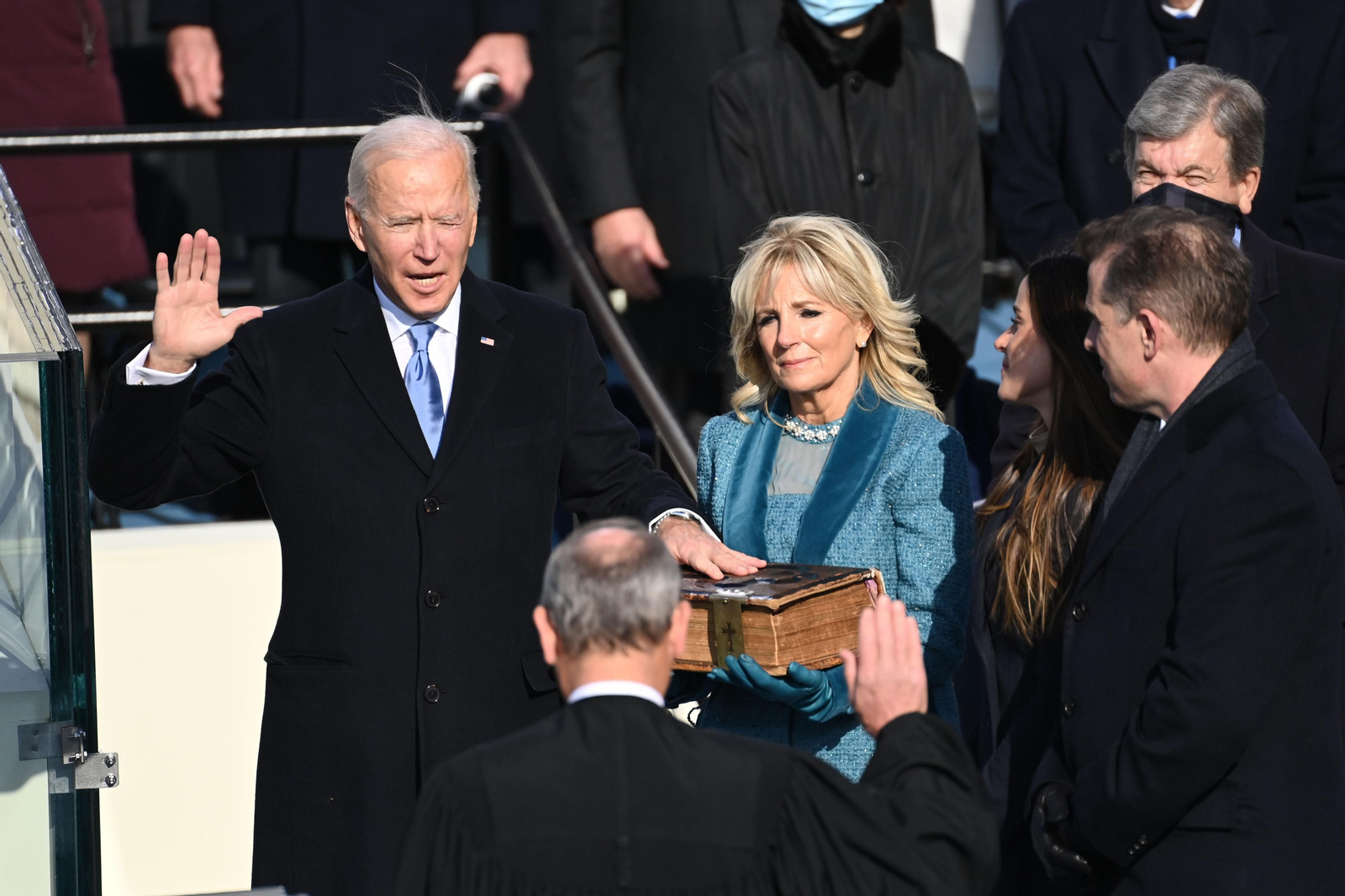 Las imágenes de la toma de posesión de Joe Biden como presidente de EEUU