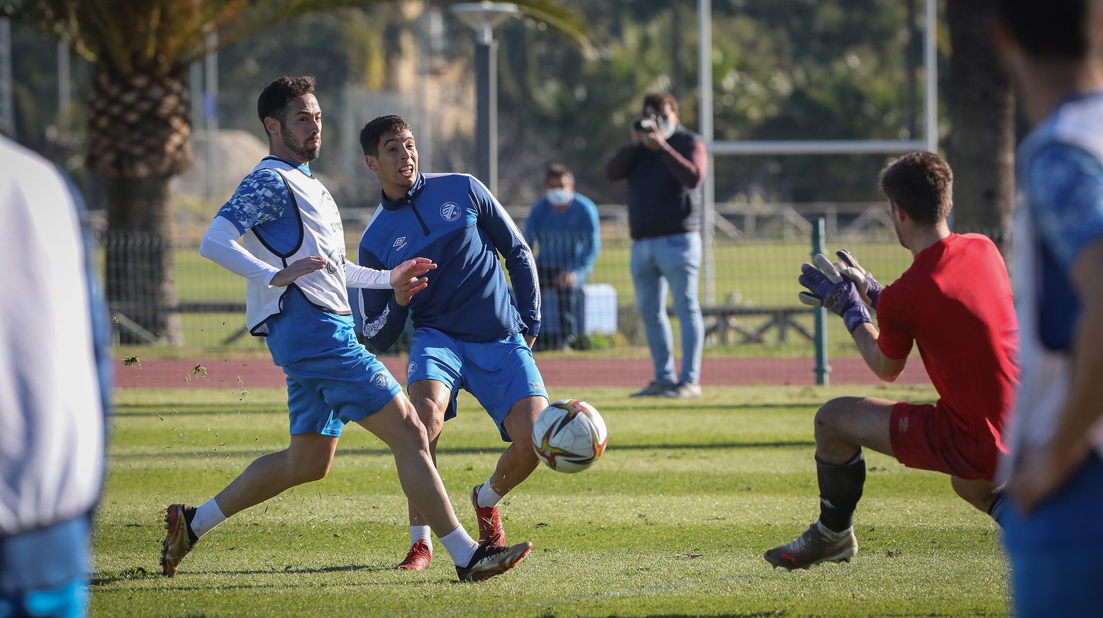 Entrenamiento del Xerez DFC en el Pepe Ravelo