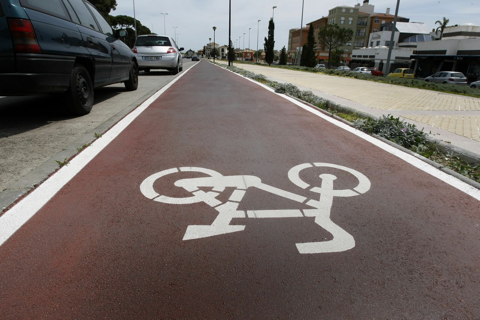 Una imagen de uno de los carriles para bicicletas que existen en el término municipal.