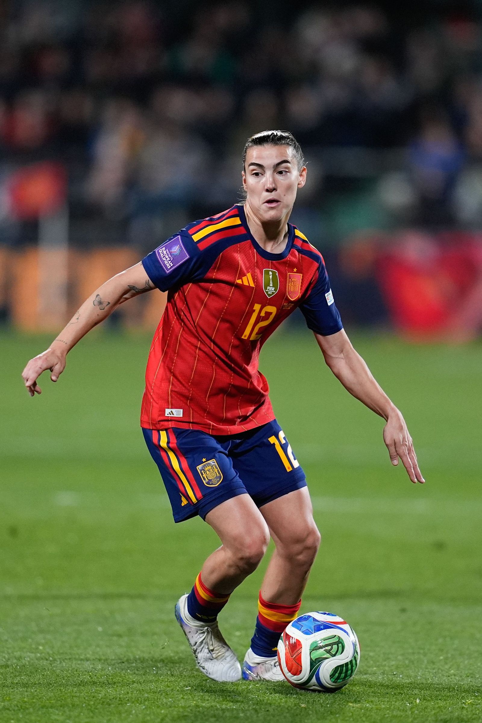 Las fotos del España-Islandia de fútbol femenino