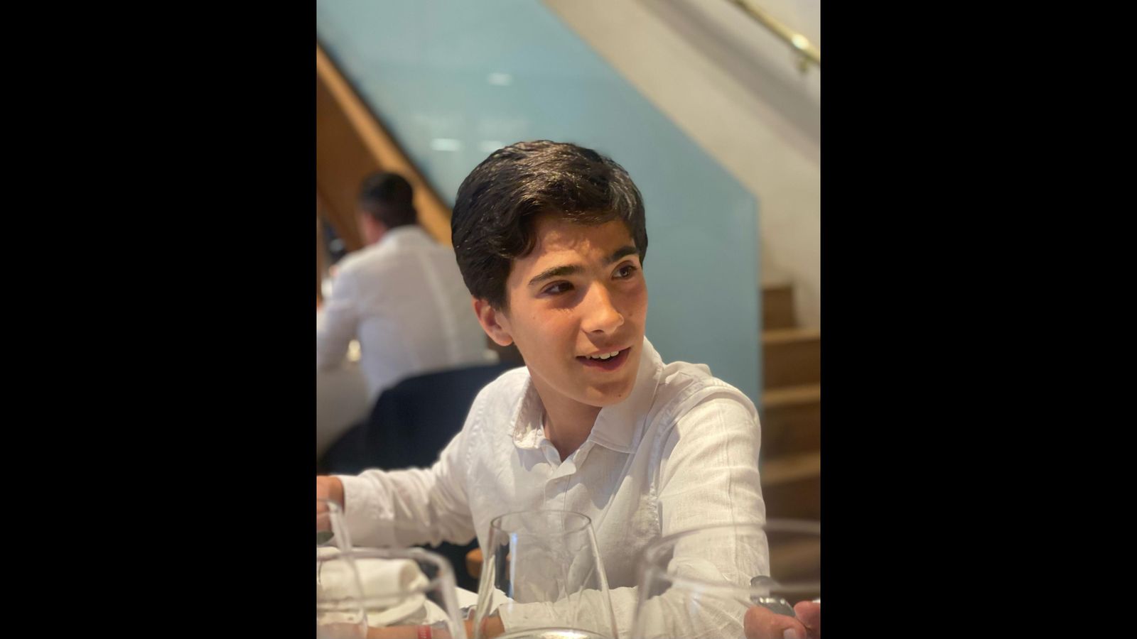 El alumno premiado Antonio Visglerio