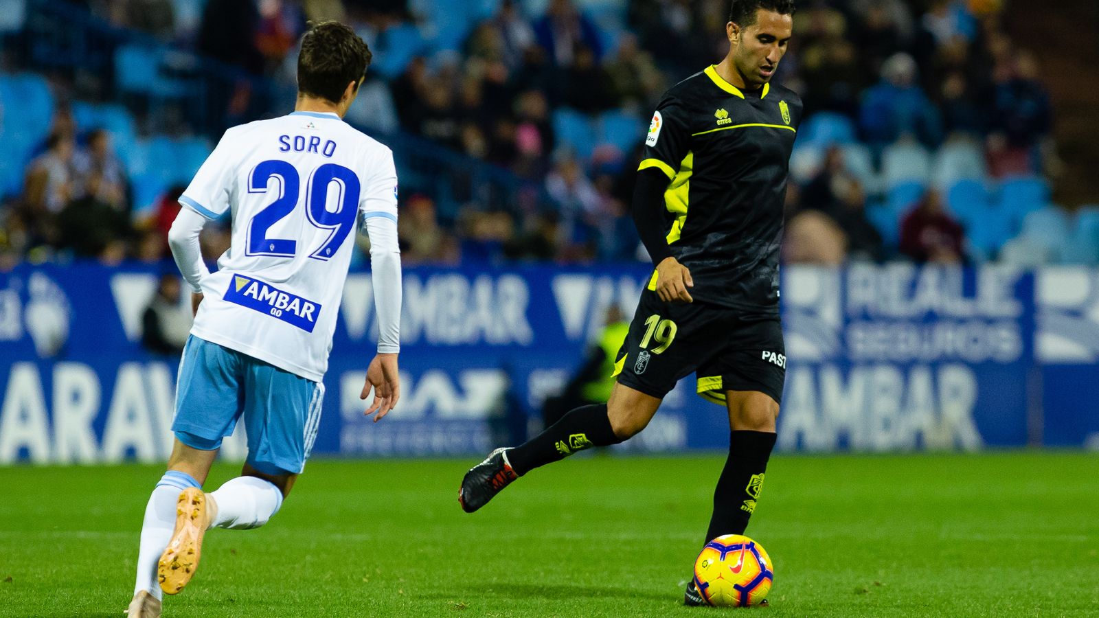 Ángel Montoro se perderá la cita ante el Numancia por sanción.