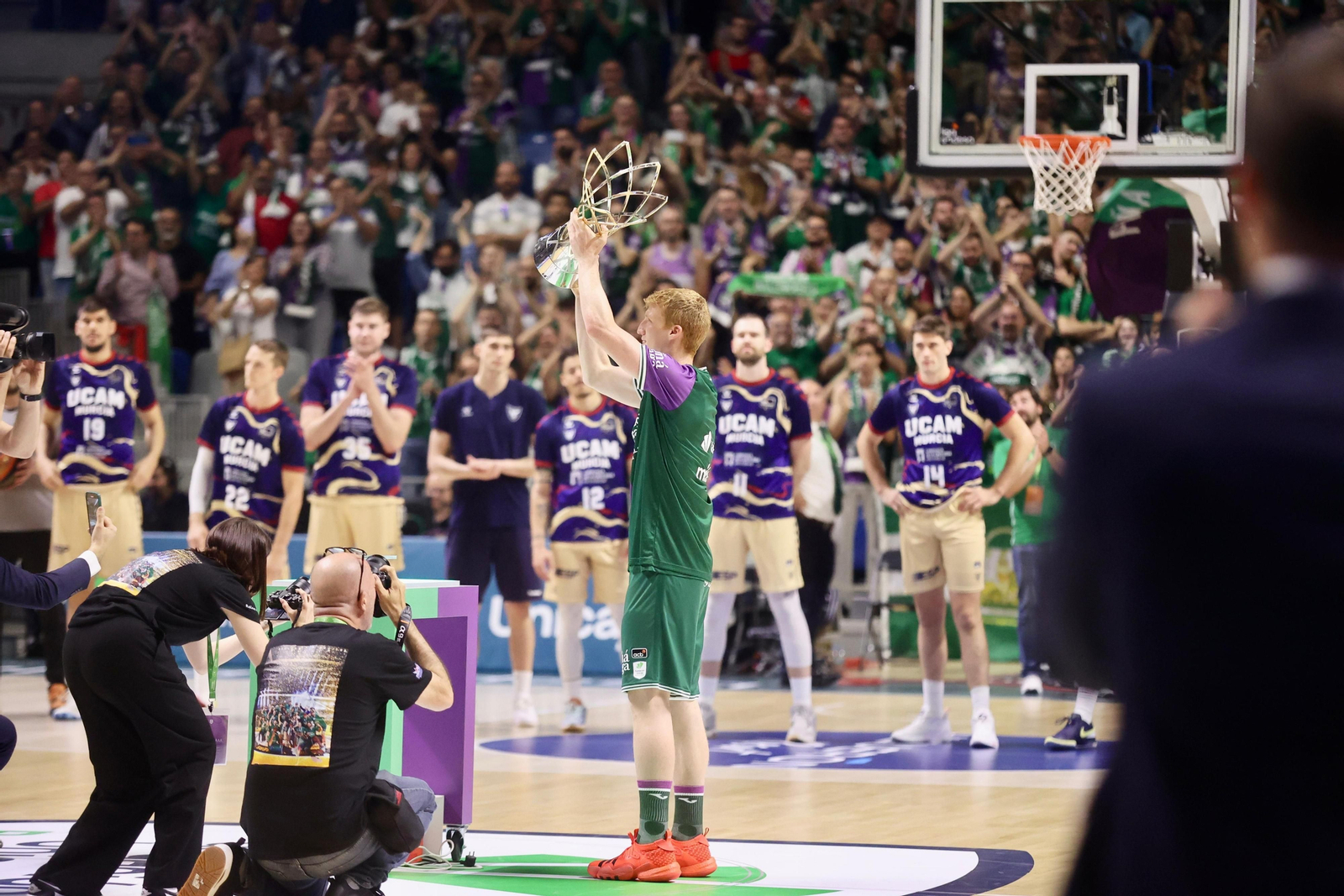El Unicaja -UCAM Murcia, en fotos