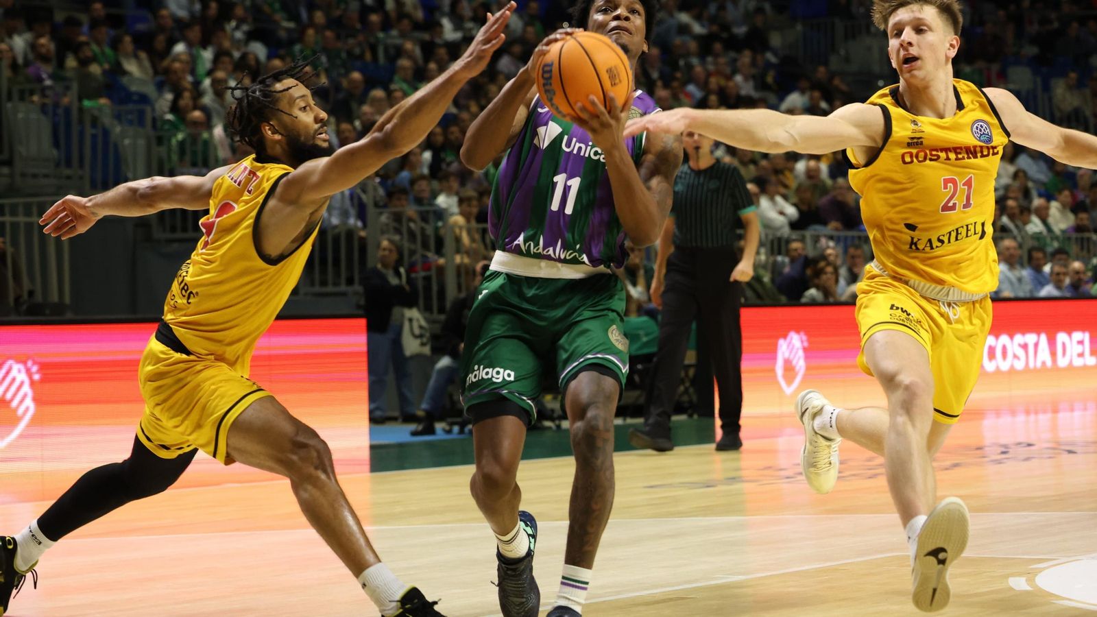 El Unicaja - Filou Oostende de BCL, en fotos