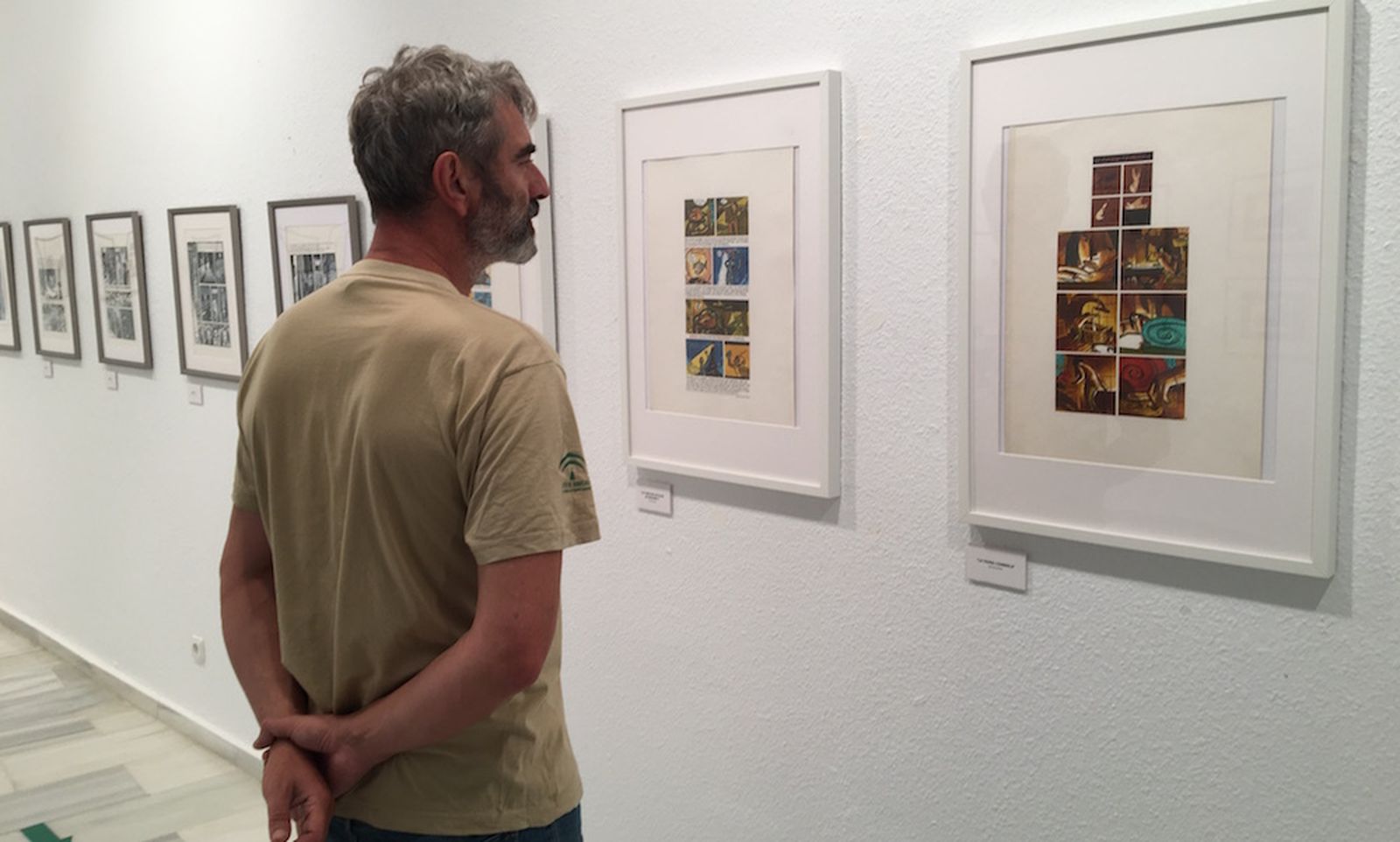 Algunas de las obras de la exposición.