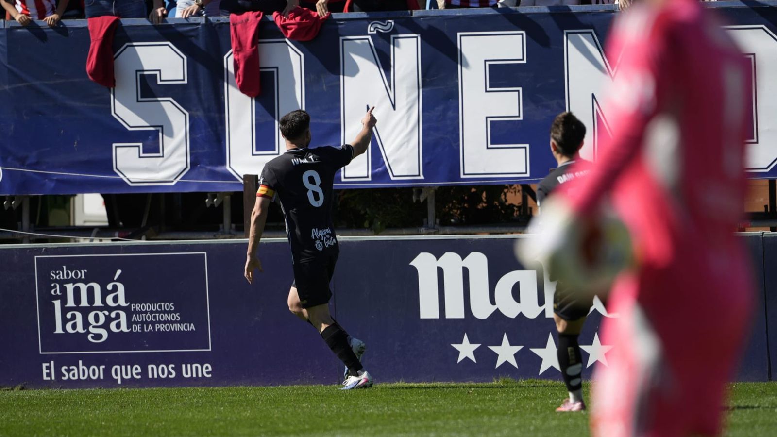 Iván Turrillo celebra su gol en Marbella.