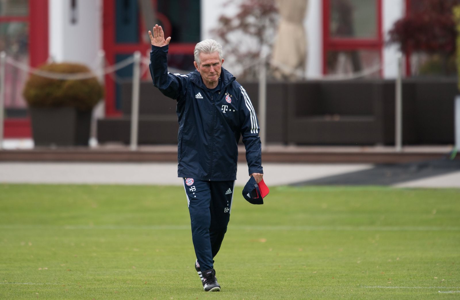 Heynckes, en un entrenamiento.