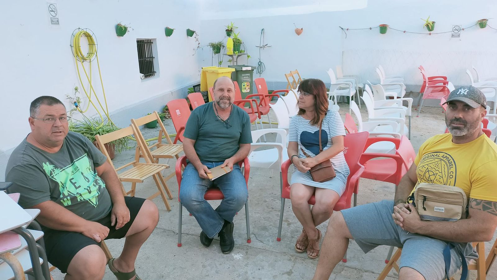 Reunión de IU con la asociación de vecinos La Inmaculada.