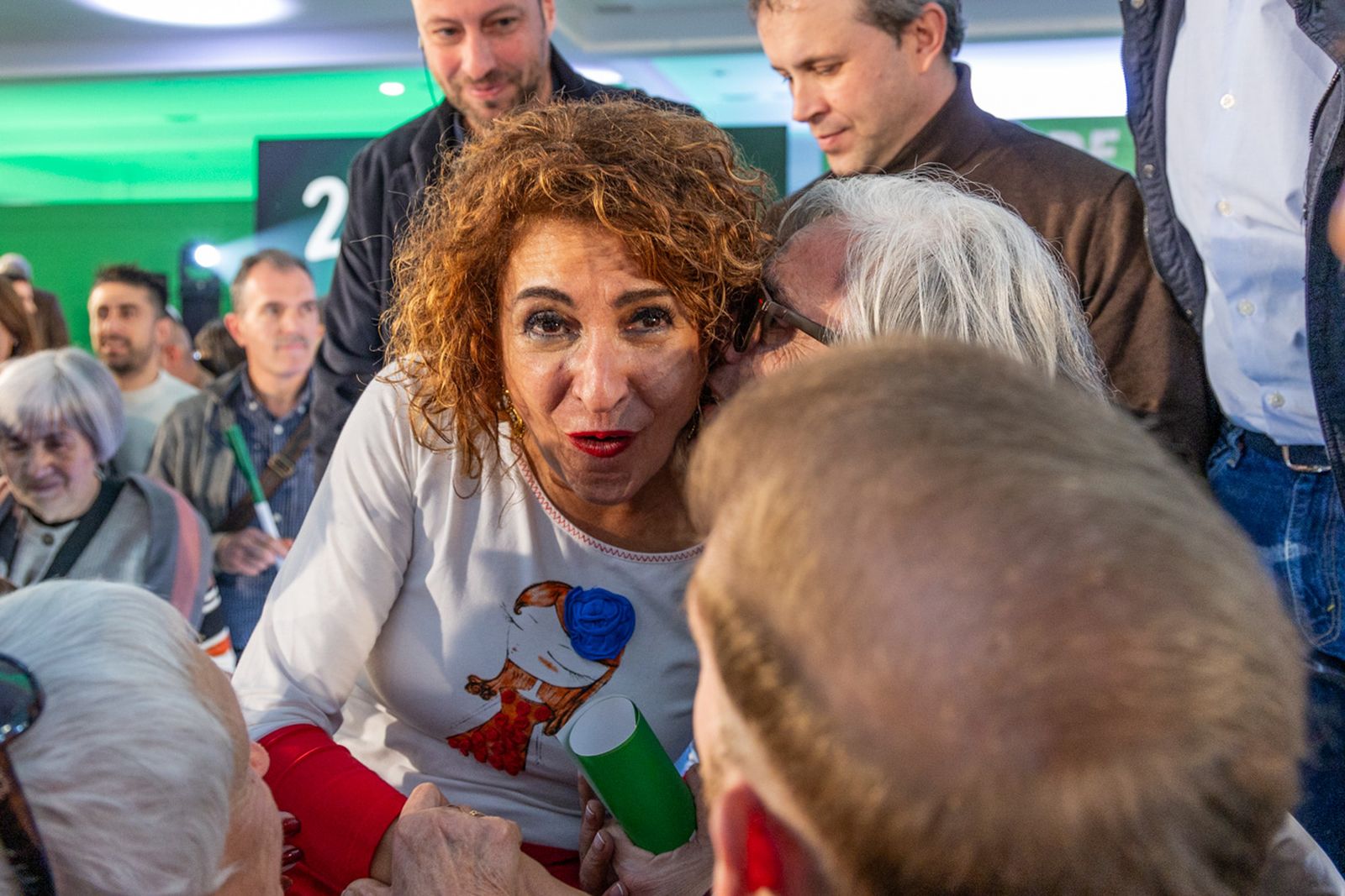 Acto en defensa de los servicios públicos para celebrar el 28F en Jaén