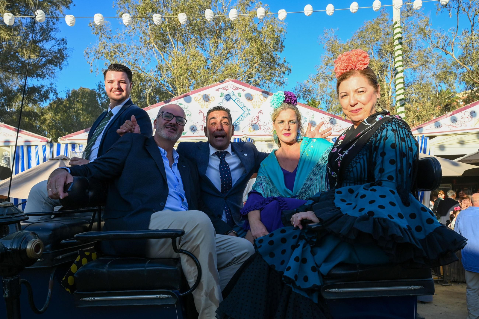 Imágenes del ambiente nocturno del 11 de octubre en la Feria del Caballo 2025