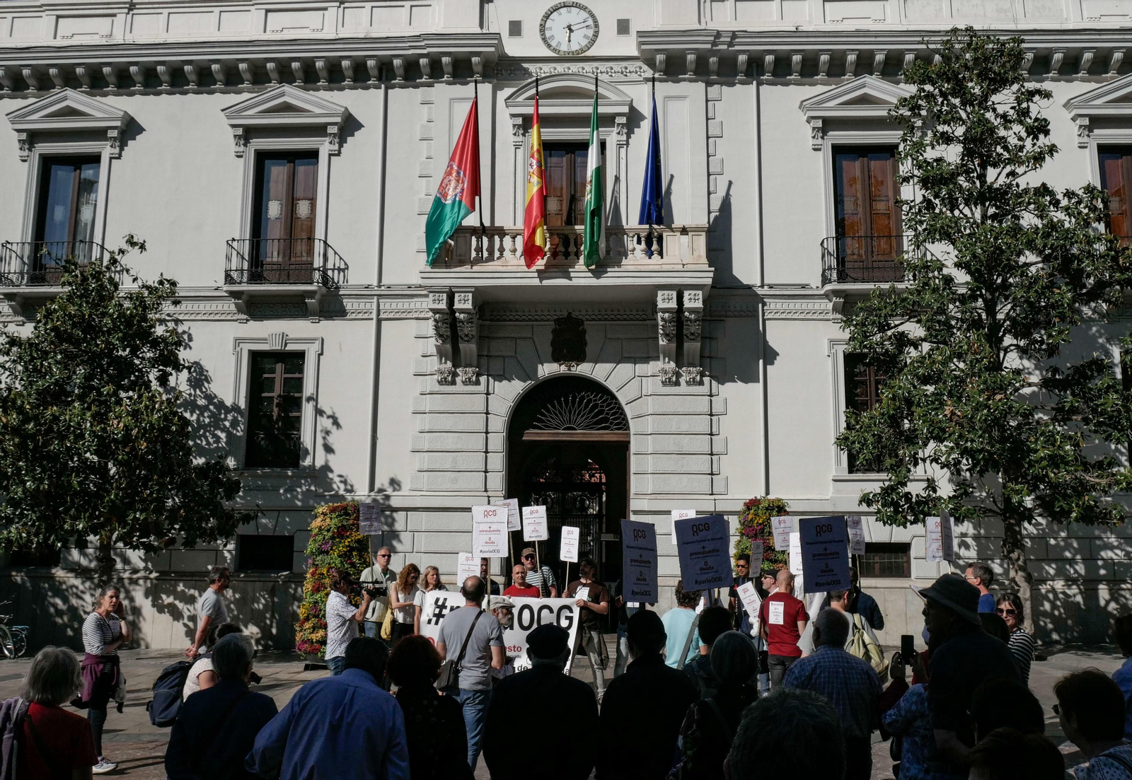 Imágenes de la protesta de la OGC Imágenes de la protesta de la OGC