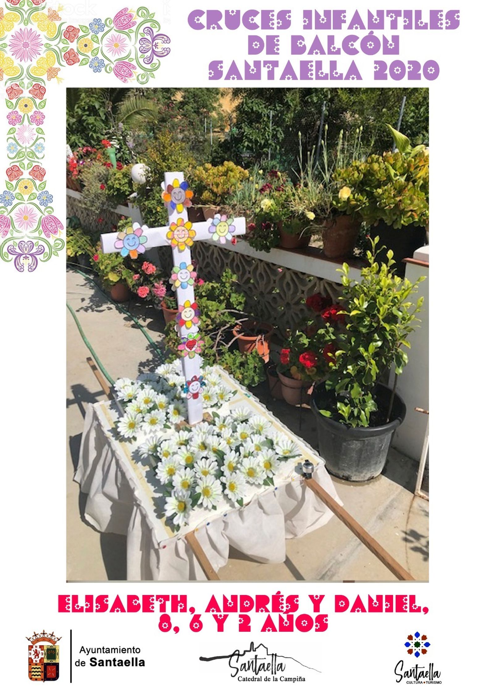 Así son las Cruces de Mayo de los niños de Santaella